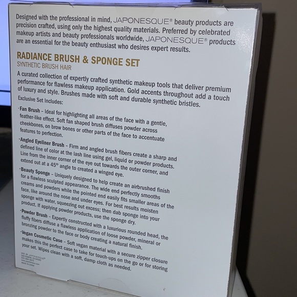 Nice Gift Option! Brush Set a 5 collection pro makeup tools Vegan Cosmetic Case - Picture 5 of 16